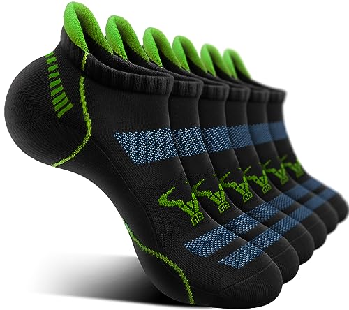 BULLIANT Sneaker Socken 6 Paar, Socken Herren Sportsocken Laufsocken Knöchelsocken Kurzsocken,Atmungsaktive Anti Schweiß(6Paare,39-42) von BULLIANT