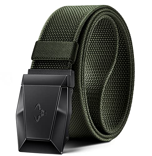 BULLIANT Taktischer Gürtel, Gürtel Herren Militär Wandern Arbeitsgürtel 3,8cm,Schnellverschluss Metallschnalle(Marinegrün-155cm/52-56" taille verstellbar) BULLIANT Taktischer Gürtel, Gürtel Herren Militär Wandern Arbeitsgürtel 3,8cm,Schnellverschluss Metallschnalle(Marinegrün-155cm/52-56" taille verstellbar) von BULLIANT