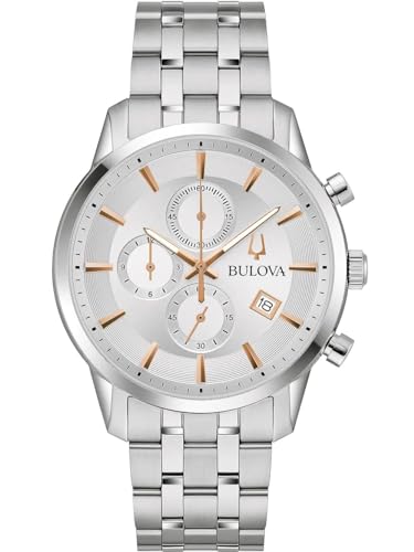 Bulova Herren Analog Quarz Uhr mit Edelstahl Armband 96B411 Bulova Herren Analog Quarz Uhr mit Edelstahl Armband 96B411 von Bulova