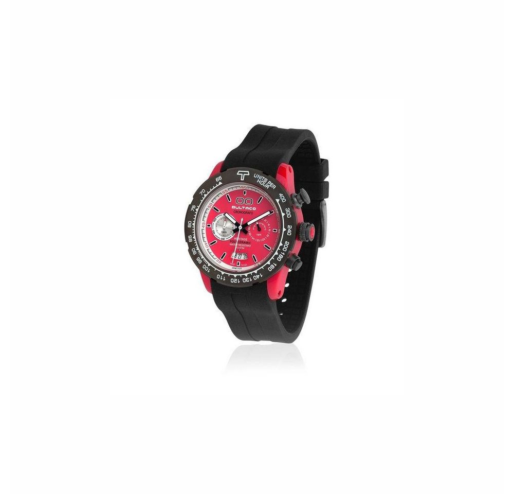 BULTACO Quarzuhr Bultaco Herren-Armbanduhr Uhr H1PR43C-CR1 43 mm Quarzuhr wasserdicht A von BULTACO
