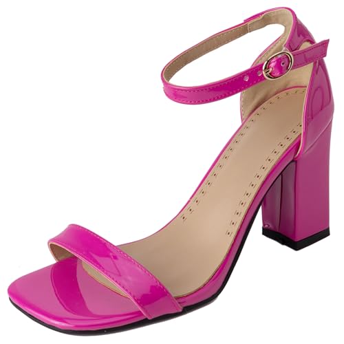 BULVJ Damen Sandalen mit Blockabsatz und Knöchelriemen Minimalistische Ästhetik für Sommertrends BULVJ Damen Sandalen mit Blockabsatz und Knöchelriemen Minimalistische Ästhetik für Sommertrends von BULVJ
