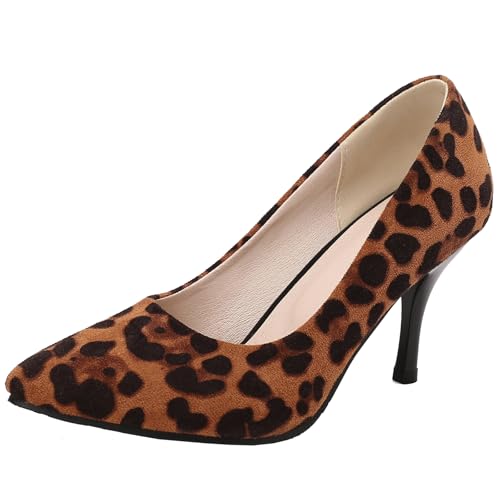 BULVJ Damen Spitze Zehen Slip On Pumps Arbeit Absätze Stiletto Absatz Kleid Schuhe BULVJ Damen Spitze Zehen Slip On Pumps Arbeit Absätze Stiletto Absatz Kleid Schuhe von BULVJ