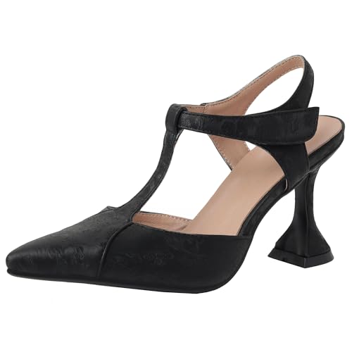 BULVJ Elegante Slingback-Sandalen für Damen Mit Spitzer Zehenpartie und T-Riemen, um Ihre Sommeroutfits Aufzuwerten von BULVJ
