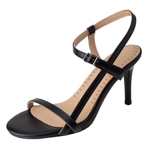 BULVJ Stiletto-Sandalen für Damen mit Knöchelschnallenverschluss Fersen mit Offener Zehenpartie BULVJ Stiletto-Sandalen für Damen mit Knöchelschnallenverschluss Fersen mit Offener Zehenpartie von BULVJ