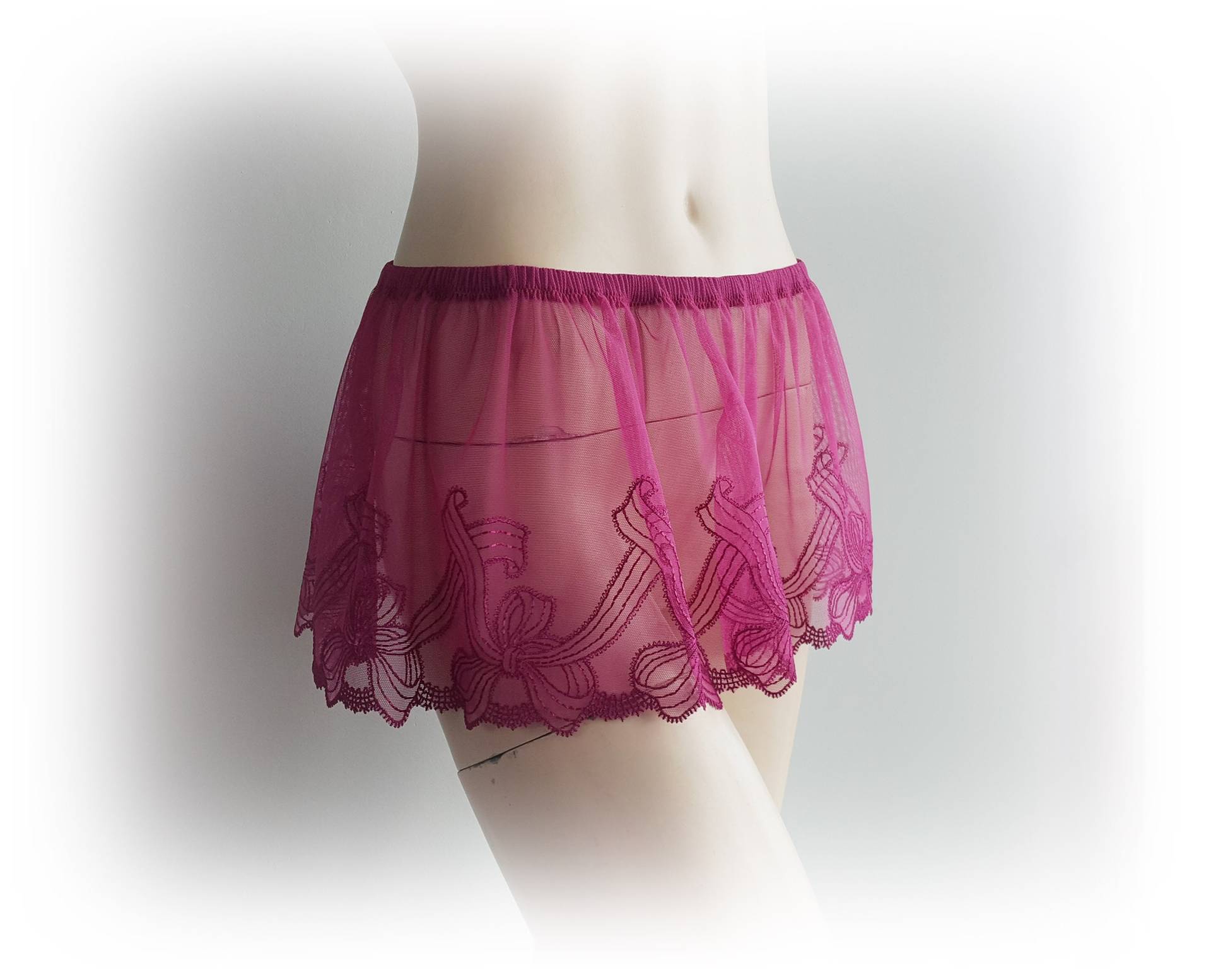 Fuchsia Pink Shirt Extender, Rock Röcke Für Hosen, Slip Kurze Mini Petticoat von BUMBERINY