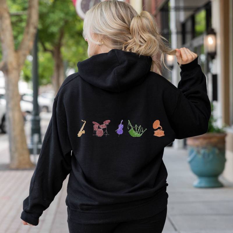 Music Hoodie, Unisex Sweater, Langarm Jacke Mit Kapuze Und Reissverschluss, Boho Design, Line Art Grafik, Cooles Geschenk Music Hoodie, Unisex Sweater, Langarm Jacke Mit Kapuze Und Reissverschluss, Boho Design, Line Art Grafik, Cooles Geschenk von BUMIM
