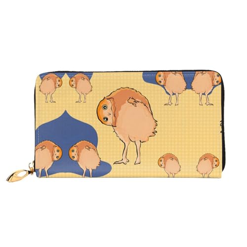 BUNAL Crooked Owl Stylish Multifunctional Wallet - Minimalistisches Design 12 Kreditkartenfächer Mehrschichtiger Faltschutz für Ihre Karten und Essentials, Schwarz, Einheitsgröße von BUNAL