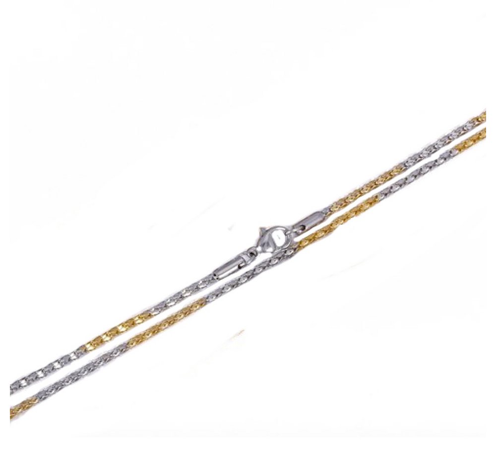 BUNGSA Choker Kordelkette 2mm aus Edelstahl Damen (1-tlg), Halskette Necklace von BUNGSA