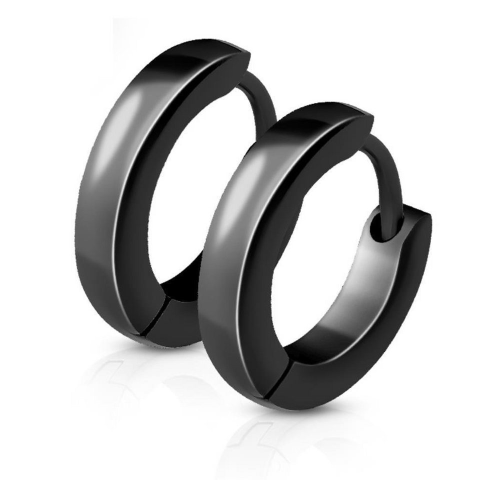 BUNGSA Creolen-Set Creolen schmal aus Edelstahl Damen (1 Paar (2 Stück), 2-tlg), Ohrschmuck Ohrringe von BUNGSA