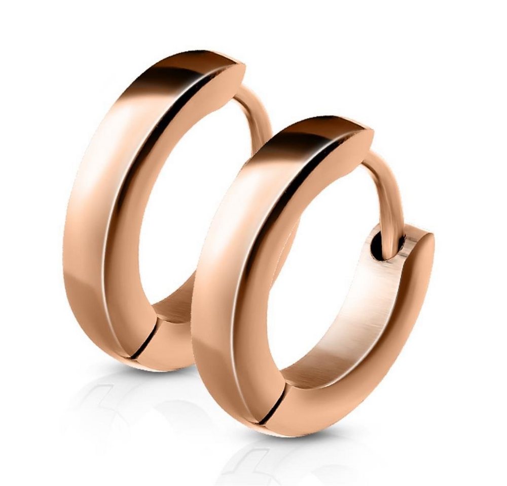 BUNGSA Creolen-Set Creolen schmal aus Edelstahl Damen (1 Paar (2 Stück), 2-tlg), Ohrschmuck Ohrringe von BUNGSA