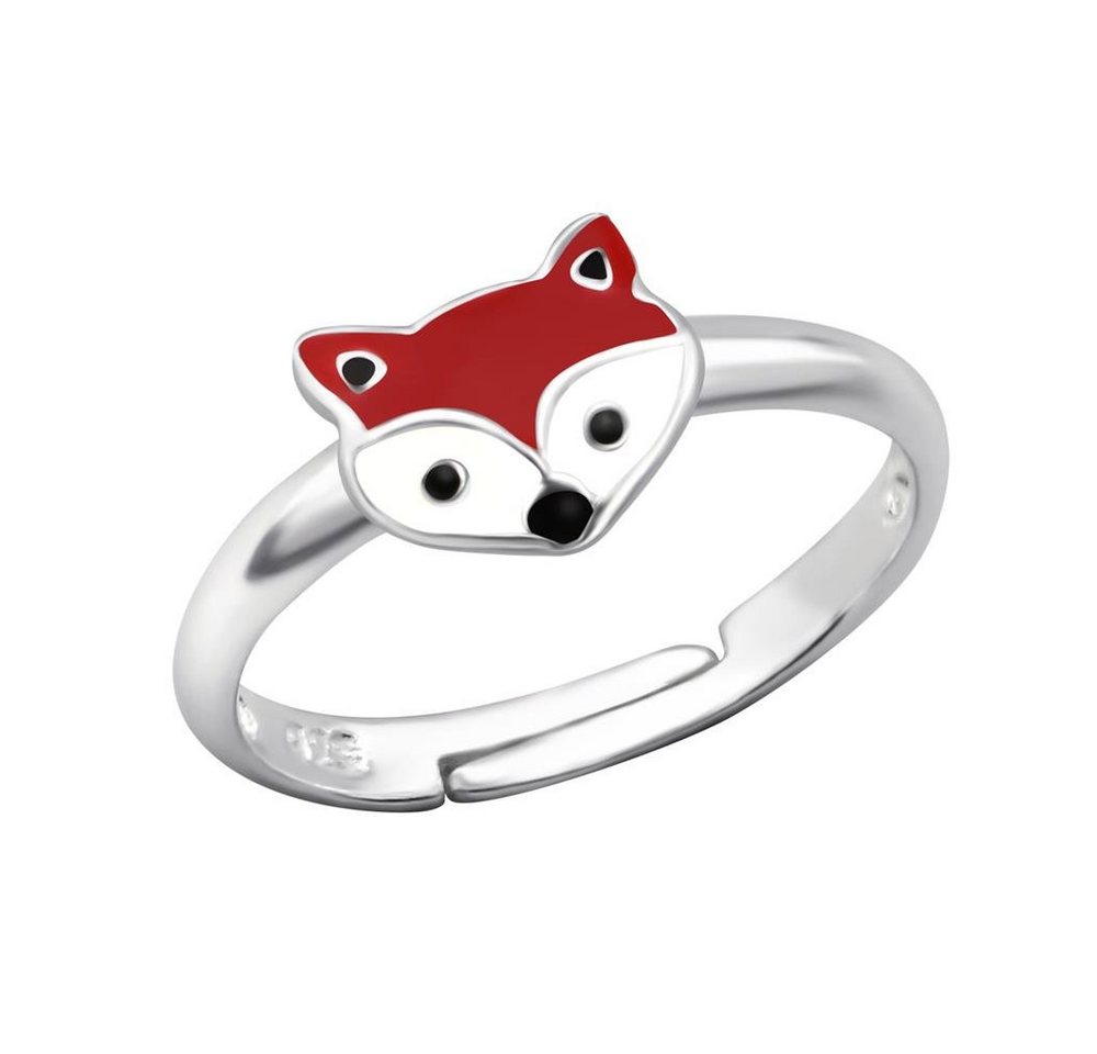 BUNGSA Fingerring Ring Fuchs aus 925 Silber Kinder (Ring, 1-tlg), Mädchen Jungen von BUNGSA