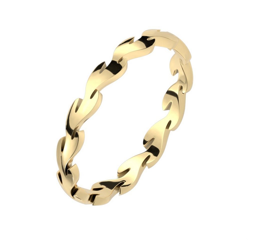 BUNGSA Fingerring Ring Rankenmotiv gold aus Edelstahl Damen 60 (19.1) (Ring, 1-tlg), Damen von BUNGSA