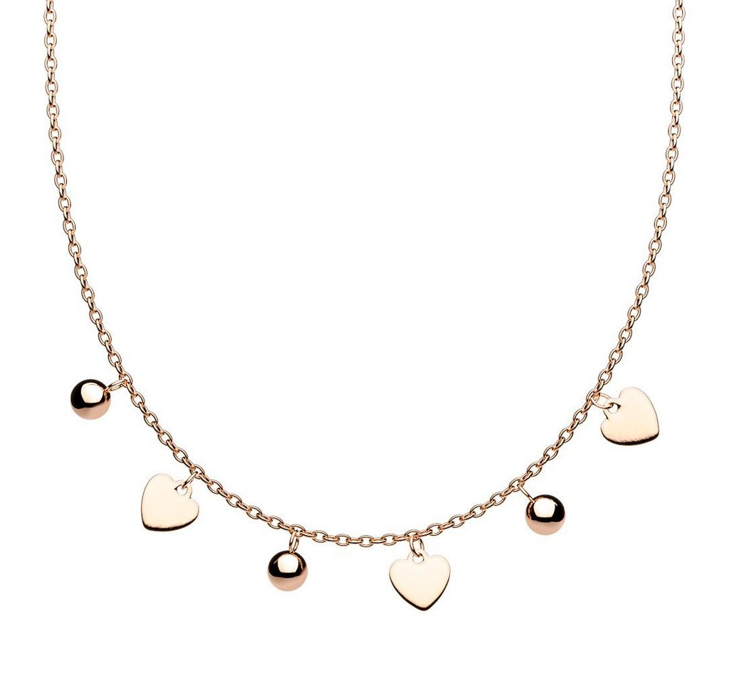 BUNGSA Kette mit Anhänger Kette mit Herzen und Kugeln verschiedene Varianten aus Edelstahl Damen BUNGSA Kette mit Anhänger Kette mit Herzen und Kugeln verschiedene Varianten aus Edelstahl Damen von BUNGSA