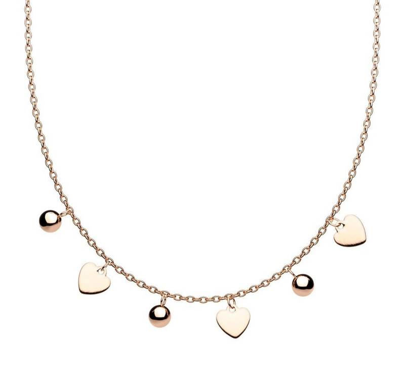 BUNGSA Kette mit Anhänger Kette mit Herzen und Kugeln verschiedene Varianten aus Edelstahl Damen von BUNGSA