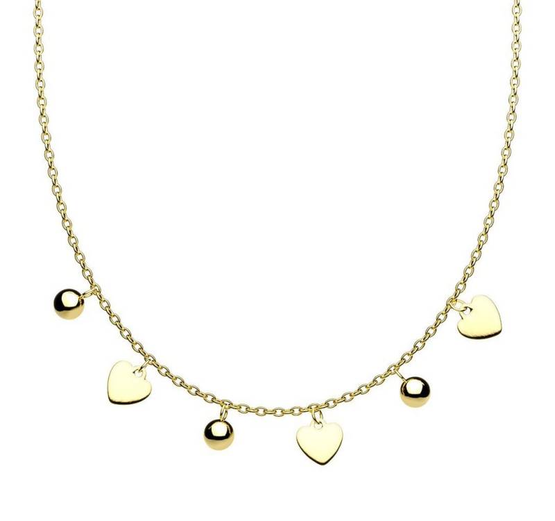 BUNGSA Kette mit Anhänger Kette mit Herzen und Kugeln verschiedene Varianten aus Edelstahl Damen BUNGSA Kette mit Anhänger Kette mit Herzen und Kugeln verschiedene Varianten aus Edelstahl Damen von BUNGSA