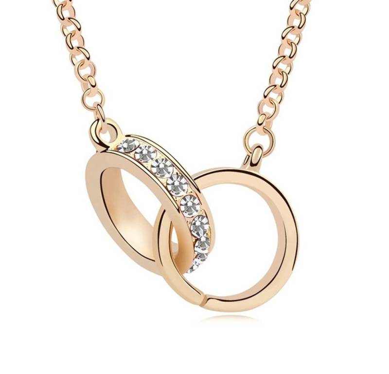 BUNGSA Ketten-Set Kette Rings Silber aus Messing Damen (1-tlg), Halskette Necklace von BUNGSA