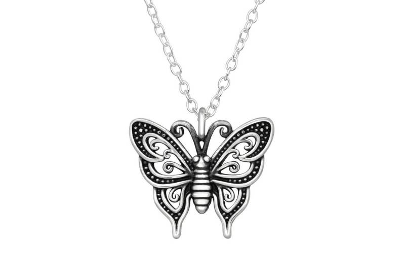 BUNGSA Ketten-Set Kette Schmetterling aus 925 Silber Damen (1-tlg), Halskette Necklace von BUNGSA