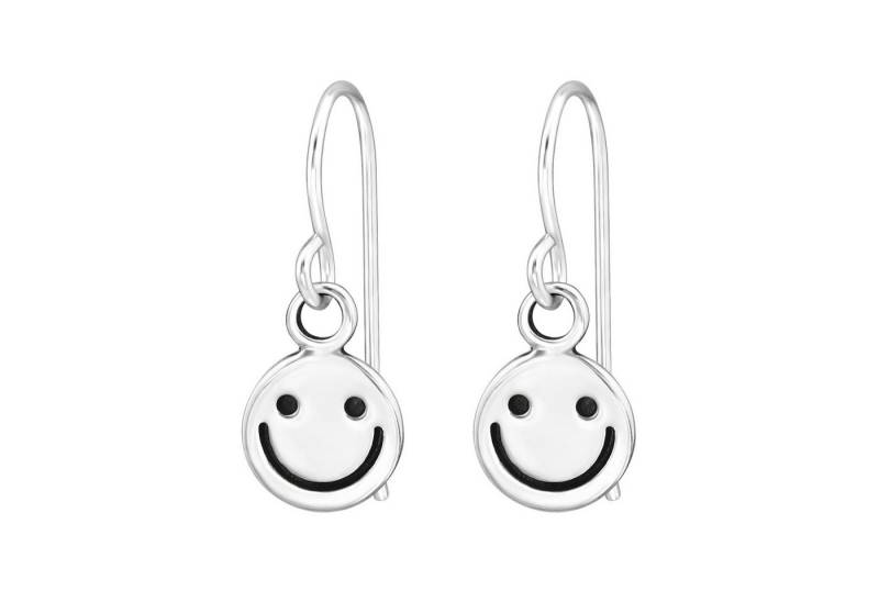 BUNGSA Ohrring-Set Ohrhänger lachender Smiley aus 925 Silber Damen (1 Paar (2 Stück), 2-tlg), Ohrschmuck Ohrringe von BUNGSA