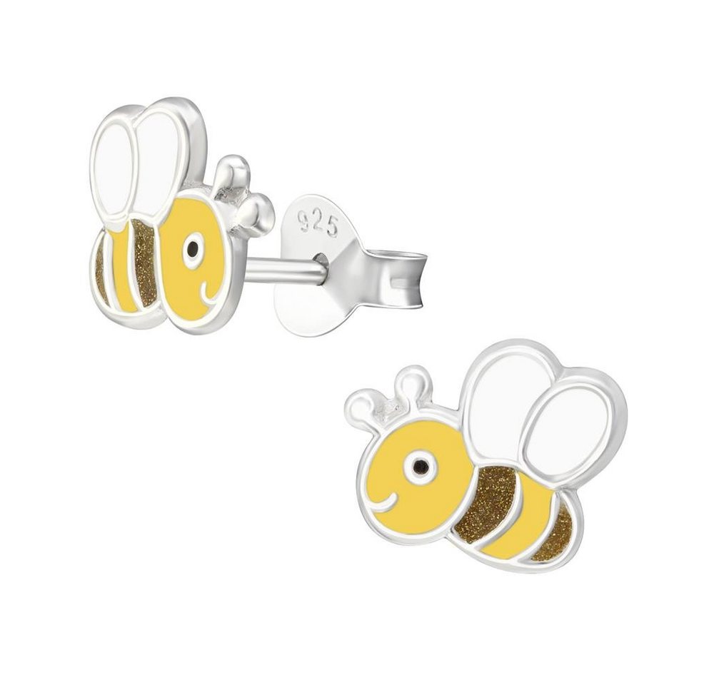 BUNGSA Ohrring-Set Ohrstecker Bienchen aus 925 Silber Kinder (1 Paar (2 Stück), 2-tlg), Ohrschmuck Ohrringe von BUNGSA