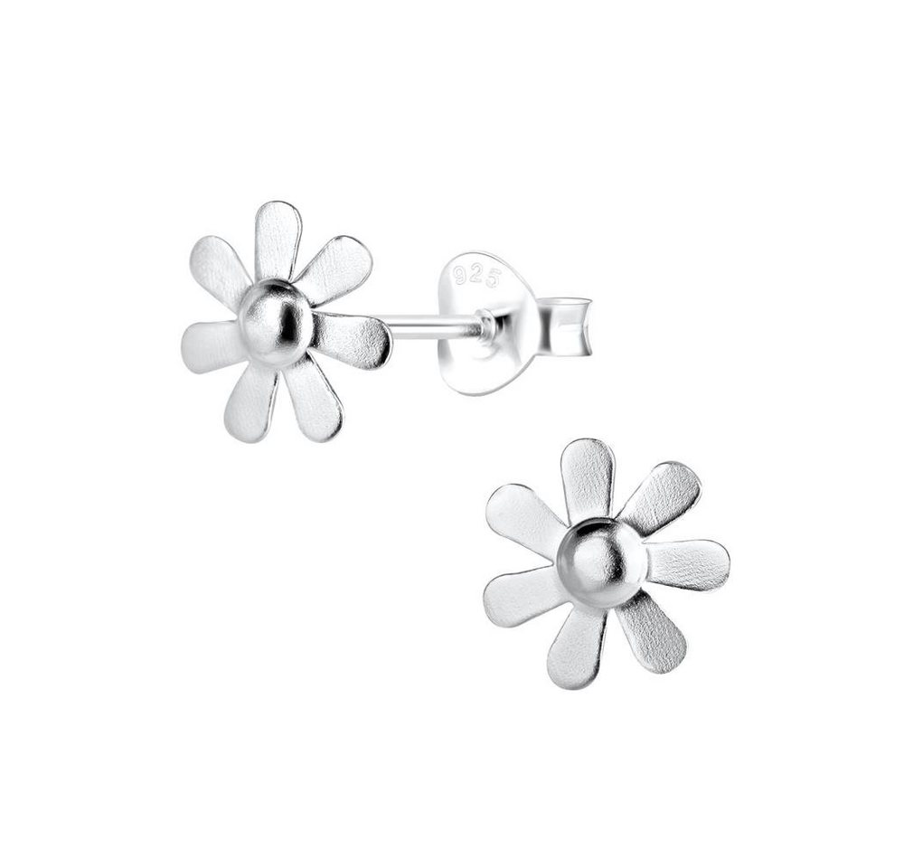 BUNGSA Ohrring-Set Ohrstecker Blume aus 925 Silber Kinder (1 Paar (2 Stück), 2-tlg), Ohrschmuck Ohrringe von BUNGSA