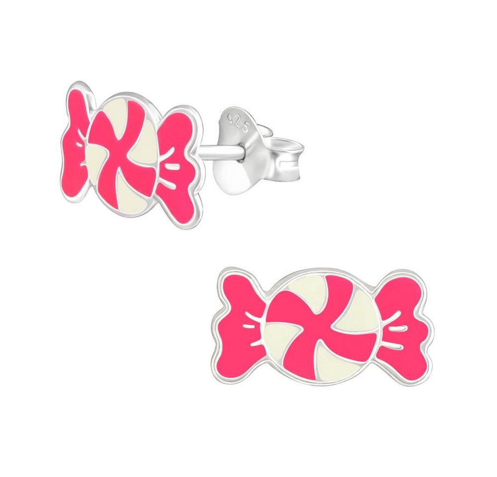 BUNGSA Ohrring-Set Ohrstecker Bonbon pink aus .925 Silber Kinder (1 Paar (2 Stück), 2-tlg), Ohrschmuck Ohrringe von BUNGSA