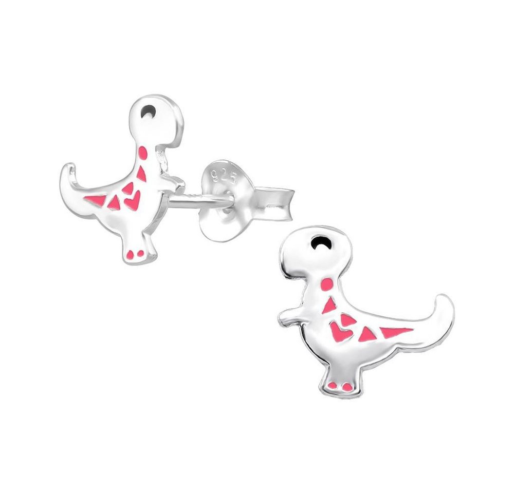 BUNGSA Ohrring-Set Ohrstecker Dinosaurier aus 925 Silber Kinder (1 Paar (2 Stück), 2-tlg), Ohrschmuck Ohrringe von BUNGSA