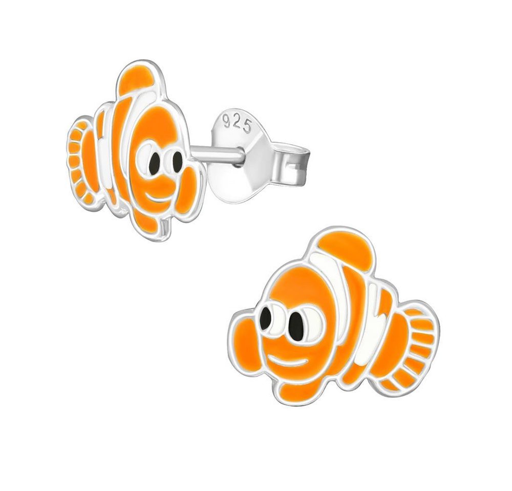 BUNGSA Ohrring-Set Ohrstecker Fisch Nemo aus 925 Silber Kinder (1 Paar (2 Stück), 2-tlg), Ohrschmuck Ohrringe von BUNGSA