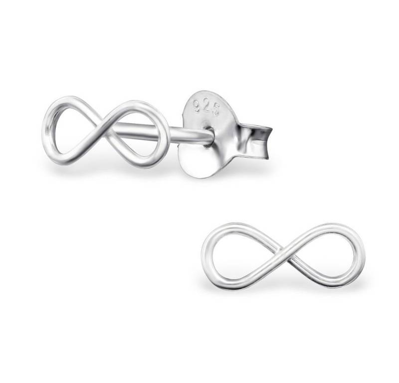 BUNGSA Ohrring-Set Ohrstecker Unendlichkeit aus 925 Silber Damen (1 Paar (2 Stück), 2-tlg), Ohrschmuck Ohrringe von BUNGSA