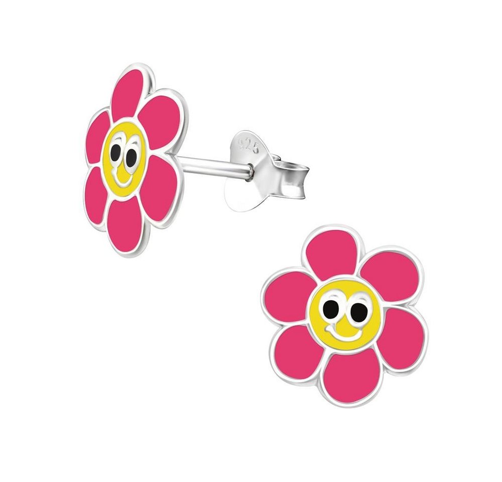 BUNGSA Ohrring-Set Ohrstecker niedliche Blume aus 925 Silber Kinder (1 Paar (2 Stück), 2-tlg), Ohrschmuck Ohrringe von BUNGSA