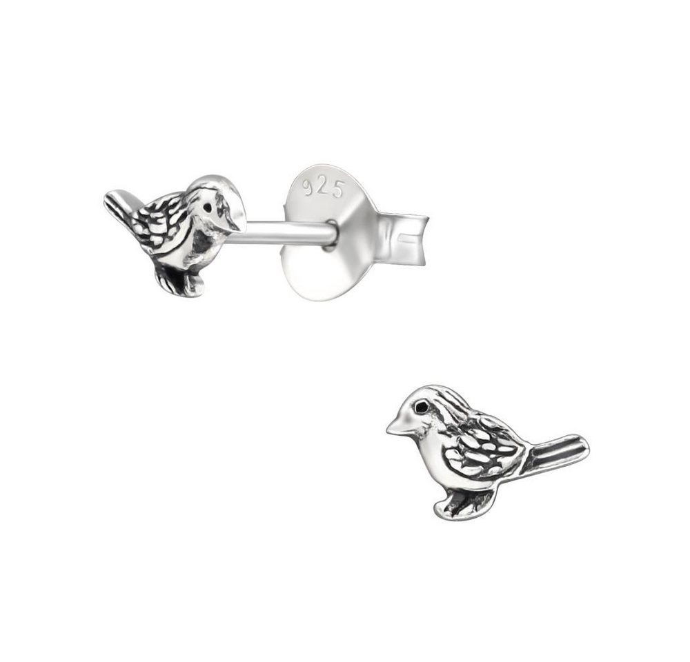 BUNGSA Ohrstecker-Set Ohrstecker Vögelchen aus 925 Silber Damen (1 Paar (2 Stück), 2-tlg), Ohrschmuck Ohrringe von BUNGSA