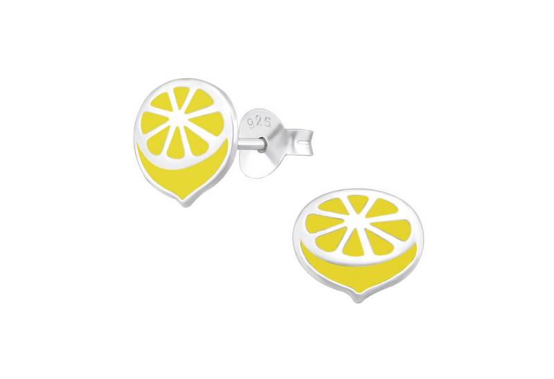 BUNGSA Ohrstecker-Set Ohrstecker Zitrone aus .925 Silber Kinder (1 Paar (2 Stück), 2-tlg), Ohrschmuck Ohrringe von BUNGSA