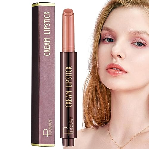 Feuchtigkeitsspendender Lipgloss für trockene Lippen | Feuchtigkeitsspendender Lippenbalsam mit lebendiger Farbe - Tägliches Make-up-Zubehör für Frauen für Zuhause, Arbeit, Reisen, Einkaufen, Buniq von BUNIQ