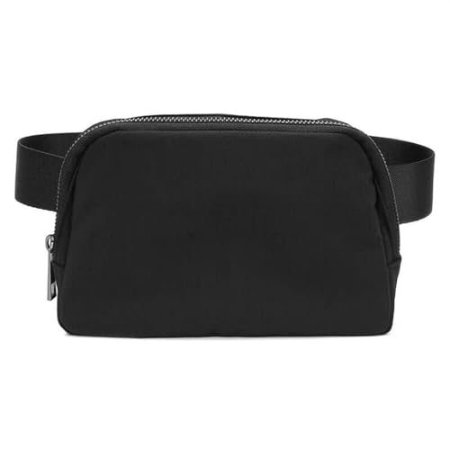 Herren Damen Laufen Bauchtasche,GüRteltasche Gürteltasche, kleine Hüfttasche, Umhängetasche, Gürteltasche for Damen und Herren, wasserdicht, überall, for Sport, Laufen, Ausflüge (Color : Black) von BUNIQ