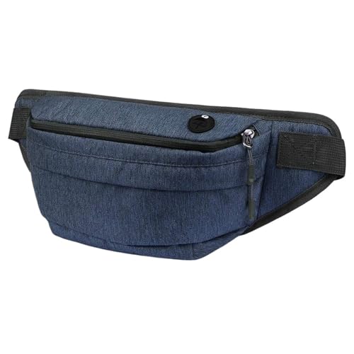 Herren Damen Laufen Bauchtasche,GüRteltasche Gürteltasche for Männer und Frauen, wasserabweisend, große Wander-Hüfttasche mit Allen Handys for Laufen, Spazierengehen, Reisen (Color : Blue) von BUNIQ