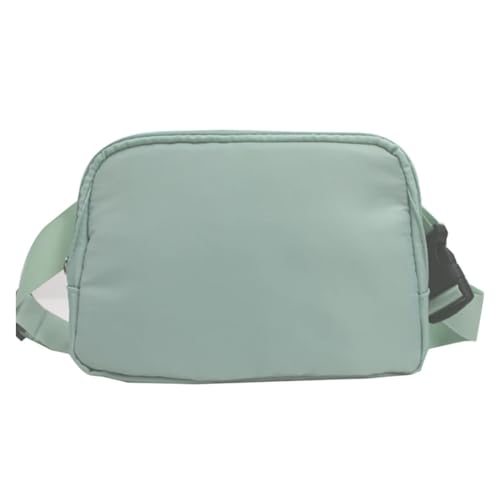 Herren Damen Laufen Bauchtasche,GüRteltasche Modische Nylon-Hüfttasche for Laufen, Bequeme und geräumige Mini-Gürteltasche, Umhängetasche, Gürteltaschen for Damen und Herren (Color : Green) von BUNIQ