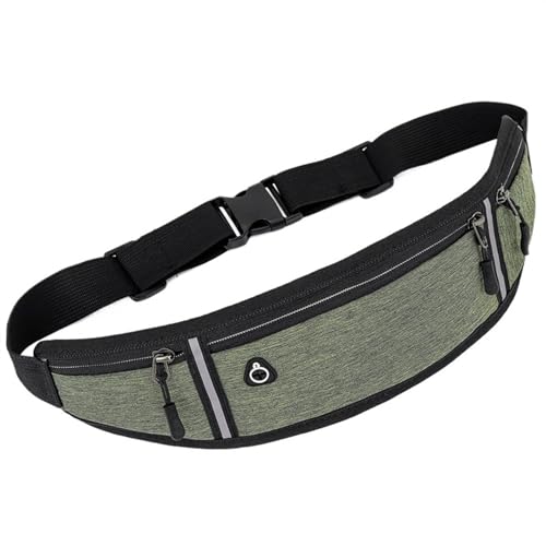 Herren Damen Laufen Bauchtasche,GüRteltasche Sport Fanny Pack Männer Frauen Laufen Gürtel Tasche Taille Tasche Versteckte Gym Taschen Telefon Lauf Zubehör Rucksack (Color : Green Color) von BUNIQ