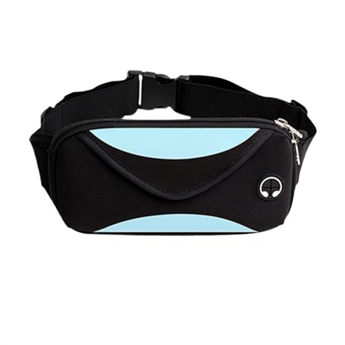 Herren Damen Laufen Bauchtasche,GüRteltasche Taille Lauftaschen Frauen Männer Mann Trail Marathon Sport Fitness Gürtel Bum for Handy Schlüssel Halter Jogging Tasche Fanny (Color : Blue-1) von BUNIQ