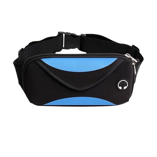 Herren Damen Laufen Bauchtasche,GüRteltasche Taille Lauftaschen Frauen Männer Mann Trail Marathon Sport Fitness Gürtel Bum for Handy Schlüssel Halter Jogging Tasche Fanny (Color : Blue Color) von BUNIQ