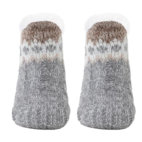 Winter-Slipper-Socken | Modische flauschige Bodensocken mit Greifern - Damenmode für Wohnzimmer, Schlafzimmer, Esszimmer, Arbeitszimmer, Spielzimmer Buniq von BUNIQ