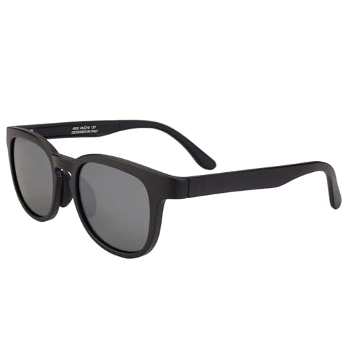 BUNVICK Polarisierte Hochleistungs-Sonnenbrillen aus Echtem Glas für Männer und Frauen, italienisches Design, Anti-Glare, UV400, Corning Echtes Glas Linsen(4502 Rome Mercury) von BUNVICK