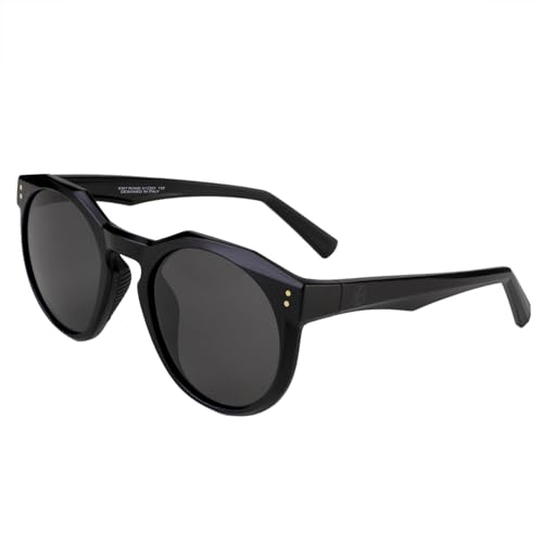 BUNVICK Polarisierte Hochleistungs-Sonnenbrillen aus Echtem Glas für Männer und Frauen, italienisches Design, Anti-Glare, UV400, Corning Echtes Glas Linsen（6307 Venice Gray） von BUNVICK