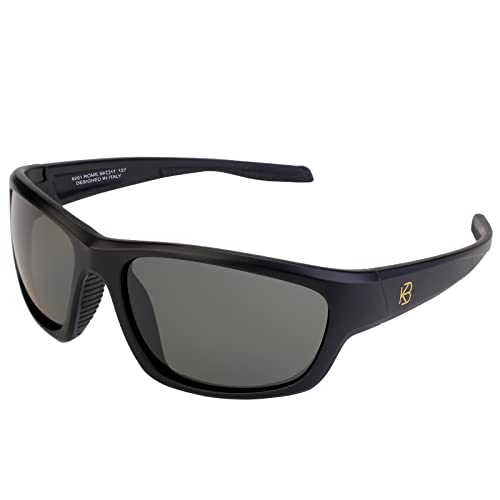 BUNVICK Polarisierte Hochleistungs-Sonnenbrillen aus Echtem Glas für Männer und Frauen, italienisches Design, Anti-Glare,UV400, Corning Echtes Glas Linsen(8201 Rome Gray) von BUNVICK