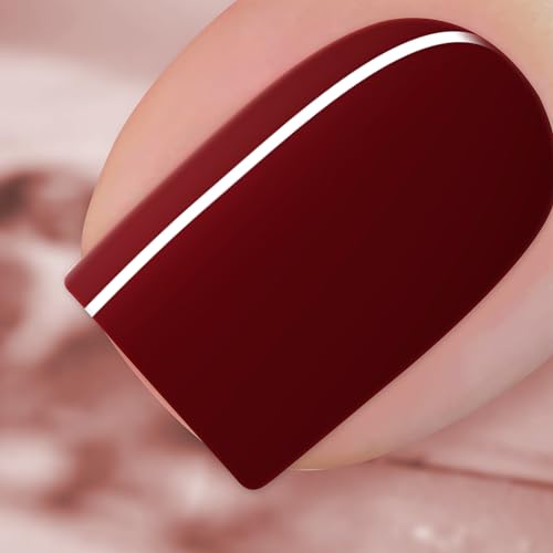 BURANO Gel Nagellack, Gel Nagellack Sommer Gel Farben Soak Off Gel Polish 1 Flasche 15ml 0.5 Oz Nail Art DIY Zuhause Heiße Farbe Nägel (Deep Cherry Red 225) von BURANO