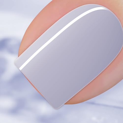 BURANO Gel Nagellack Sommer Farben, Soak Off Polish 15ml 0.5 Oz, Nail Art DIY Zuhause Heiße Farbe Nägel (Gray Lavender 471) von BURANO