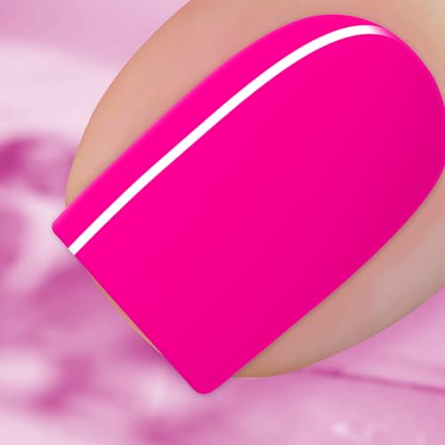 BURANO Gel Nagellack, Gel Nagellack Sommer Gel Farben Soak Off Gel Polish 1 Flasche 15ml 0.5 Oz Nail Art DIY Zuhause Heiße Farbe Nägel (Hot Pink 692) von BURANO