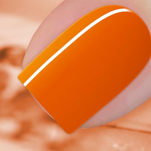 BURANO Gel Nagellack, Gel Nagellack Sommer Gel Farben Soak Off Gel Polish 1 Flasche 15ml 0.5 Oz Nail Art DIY Zuhause Heiße Farbe Nägel (Neon Orange 148) von BURANO