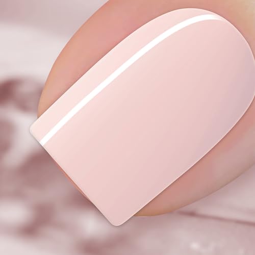 BURANO Gel Nagellack, Gel Nagellack Sommer Gel Farben Soak Off Gel Polish 1 Flasche 15ml 0.5 Oz Nail Art DIY Zuhause Heiße Farbe Nägel (Soft Pink 142) von BURANO