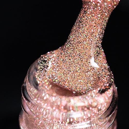 BURANO Reflective Gel Nagellack, UV-Nagellack 7.3ml Reflective Diamond Nail Glitter Gel Polish, Sparkly Sommer Herbst Farbe Gel Polish Holografische Glitter (SZN3) von BURANO