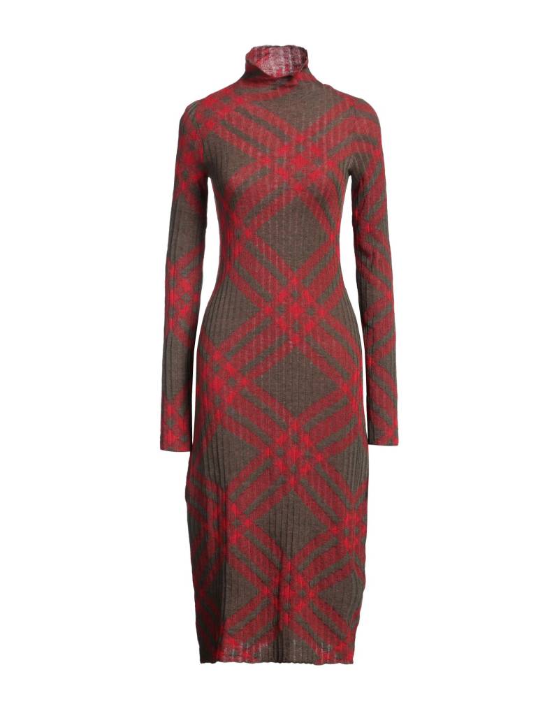 BURBERRY Midi-kleid Damen Rot von BURBERRY