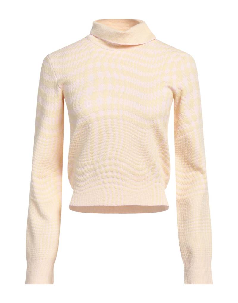BURBERRY Rollkragenpullover Damen Pastellgelb von BURBERRY